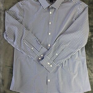 Mizzen Main Leeward Trim Button Down Shirt Men's X Large Blue Performance
